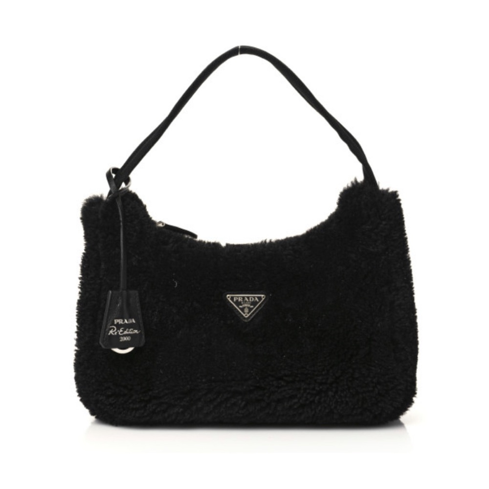 💐PRADA SHEARING MINI RE EDITION BAG ~Sold Out Everywhere